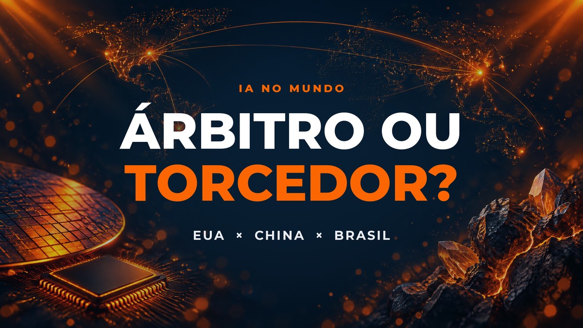 Imagem de capa do artigo: EUA e China disputam a IA: o Brasil é árbitro ou torcedor?